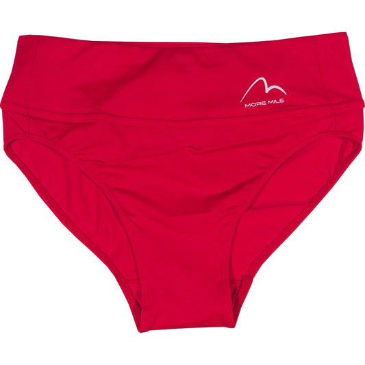 More Mile Womens Race Briefs - Red - Start Fitness