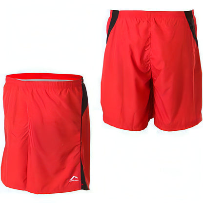 More Mile Zorbo 7 Inch Baggy Mens Running Shorts Red - Start Fitness