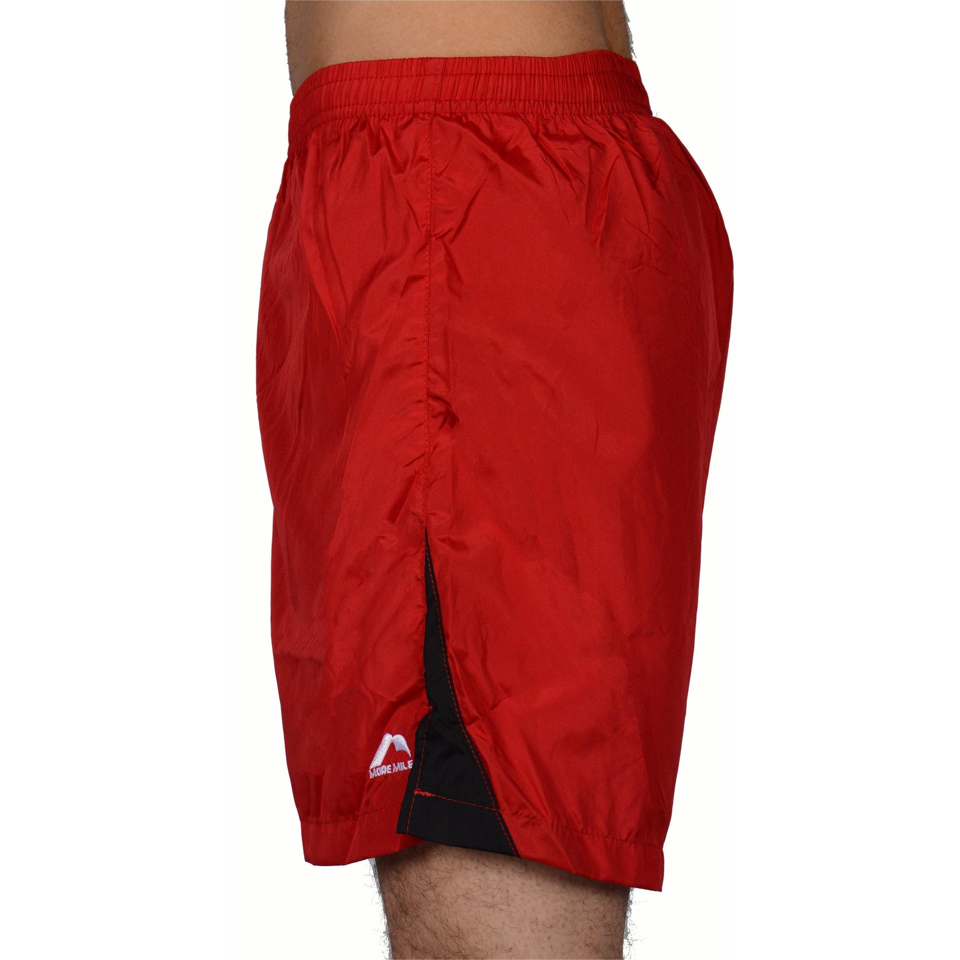 More Mile Zorbo 7 Inch Baggy Mens Running Shorts Red - Start Fitness