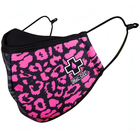 Muc-Off Animal Print Reusable Face Mask - Pink - Start Fitness
