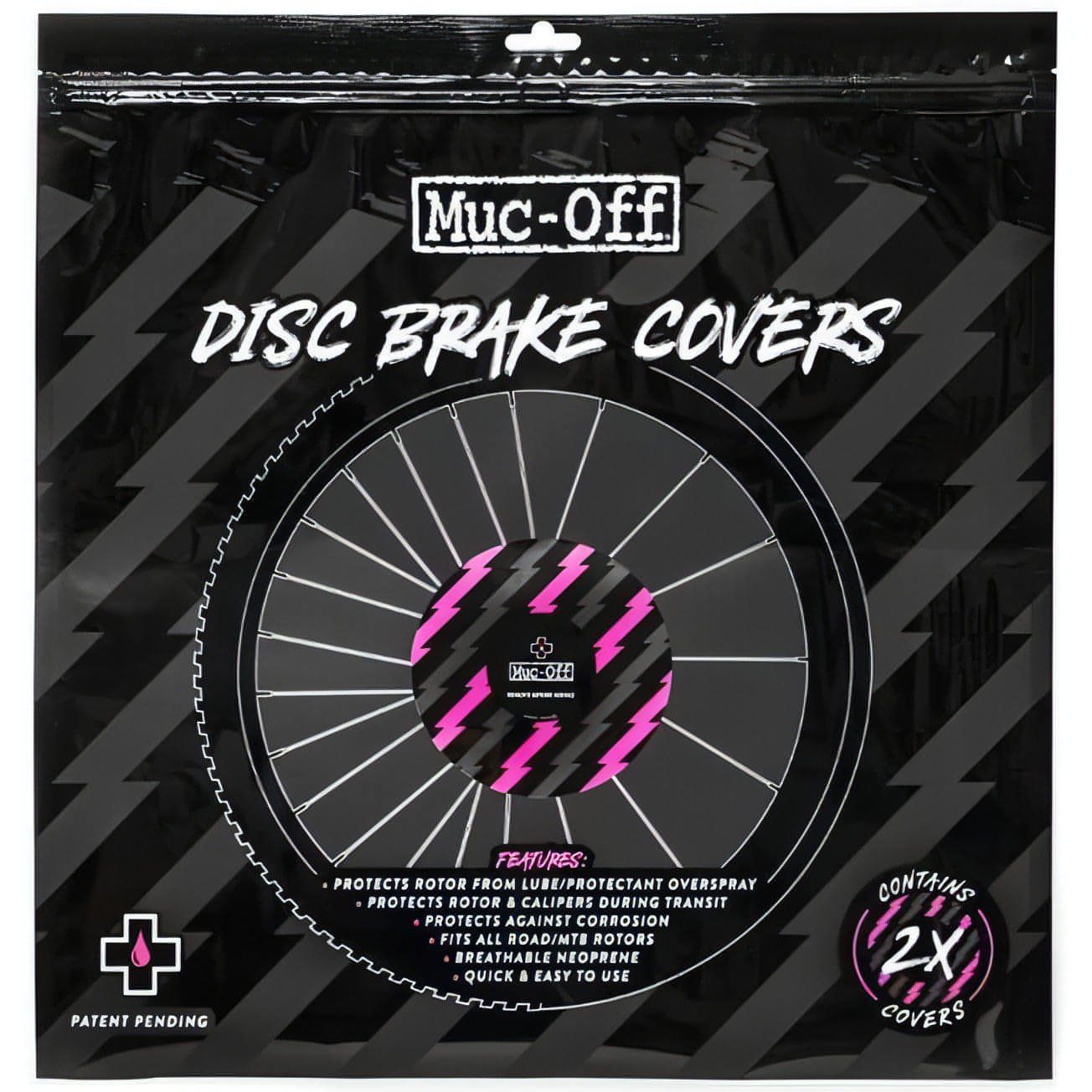 Muc-Off Disc Brake Covers - Pair 5037835189001 - Start Fitness