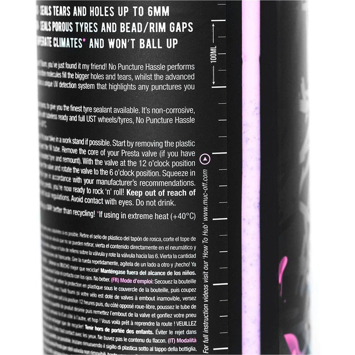 Muc-Off No Puncture Hassle Tubeless Tyre Sealant - 1 Litre 5037835822007 - Start Fitness
