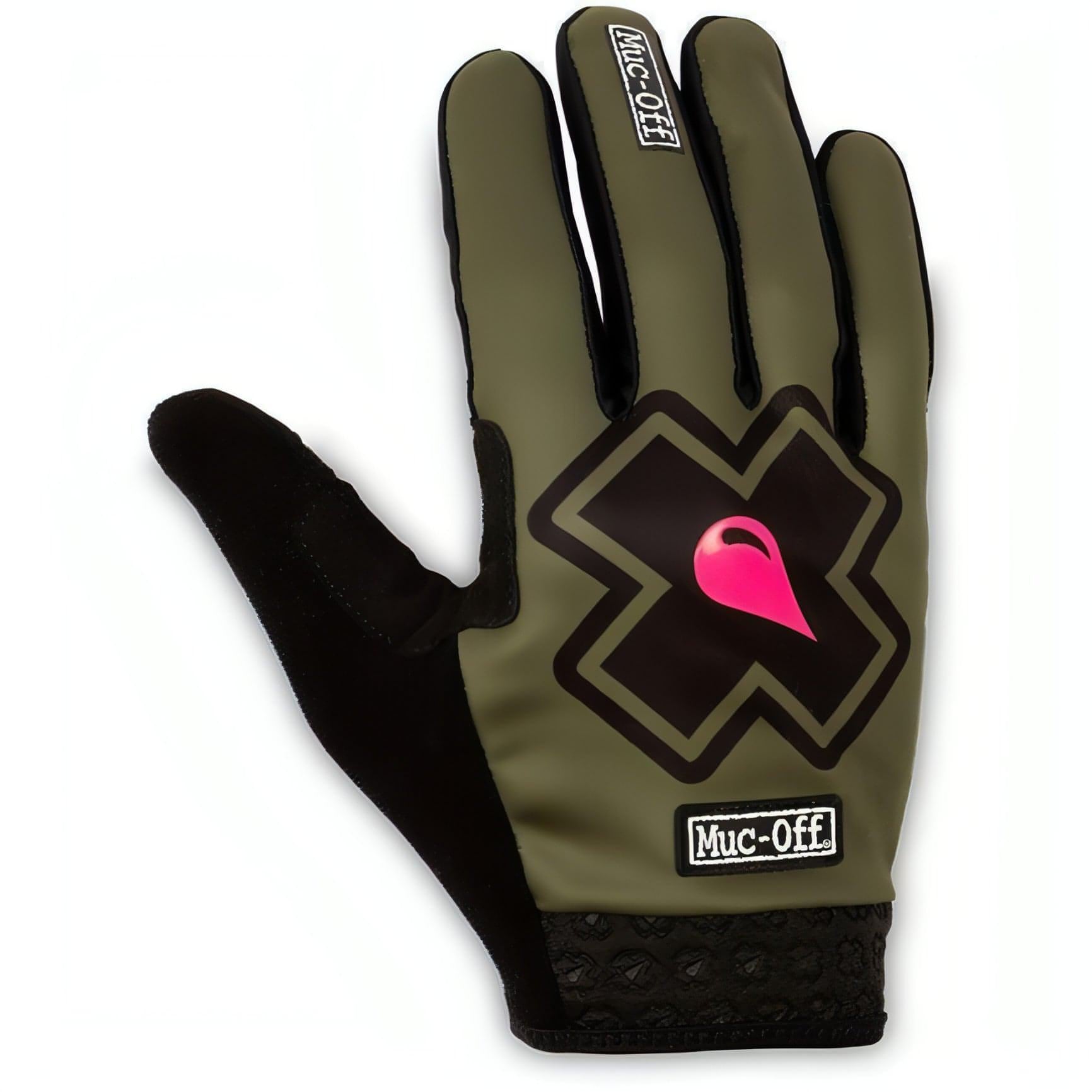 Muc-Off Rider Full Finger Cycling Gloves - Green - Start Fitness