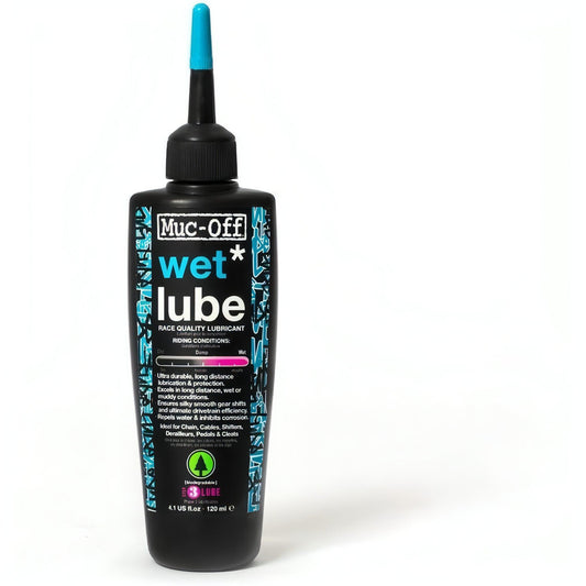Muc-Off Wet Lube Bike Chain Lubricant 120ml - Black 5037835967005 - Start Fitness