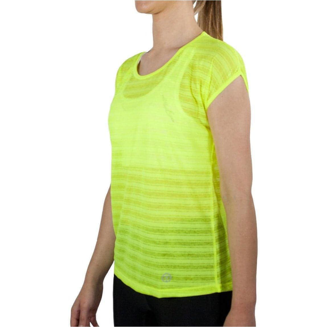 OgiYogi Zephyr Short Sleeve Womens Training Top - Yellow 5055751121691 - Start Fitness