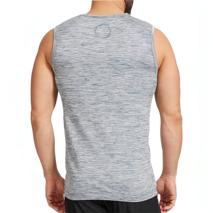 Ohmme Chandra Mens Yoga Vest - Blue - Start Fitness