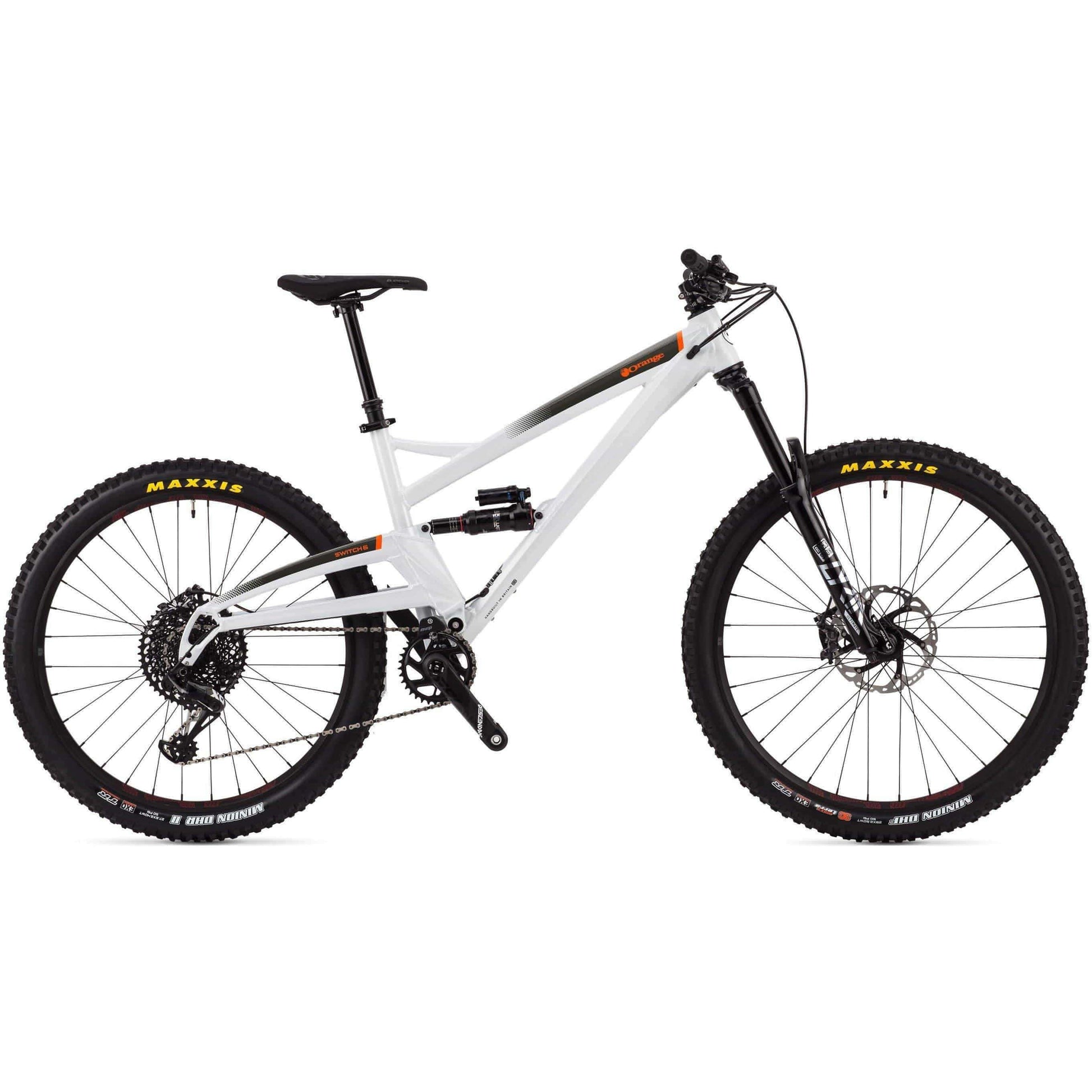 Orange Switch 6 RS Mountain Bike 2021 - White 5054977113107 - Start Fitness