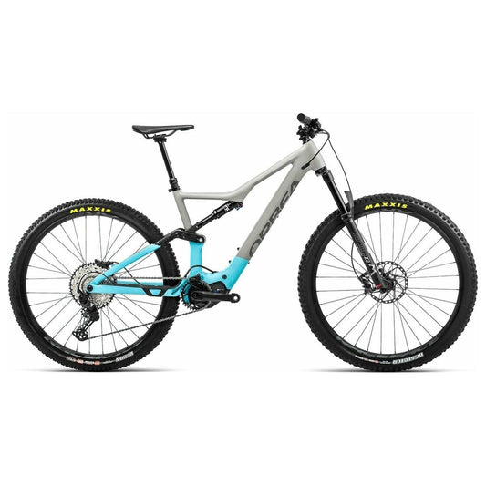 Orbea Rise H30 Electric Mountain Bike 2022 - Grey & Blue - Start Fitness