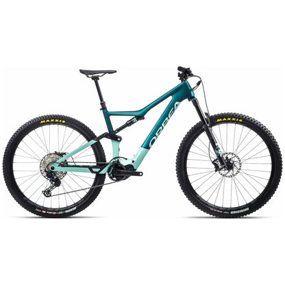 Orbea Rise M20 Electric Carbon Mountain Bike 2022 - Green - Start Fitness