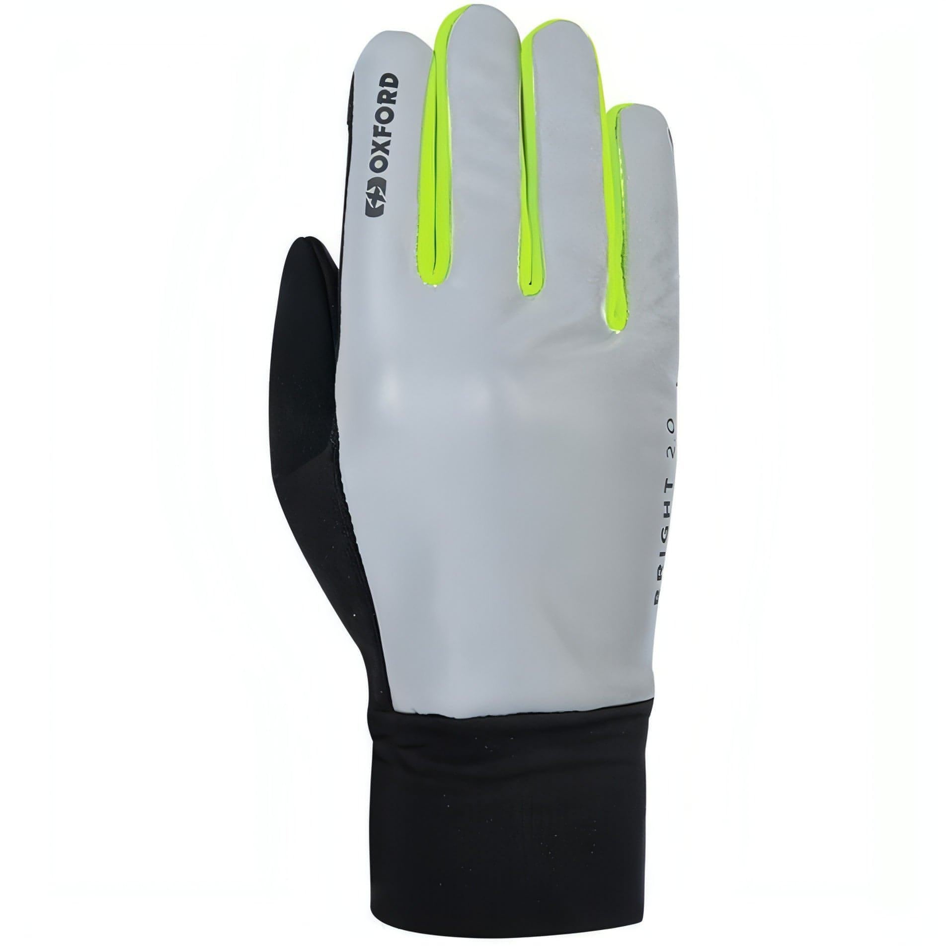 Oxford Bright 2.0 Full Finger Cycling Gloves - Black - Start Fitness