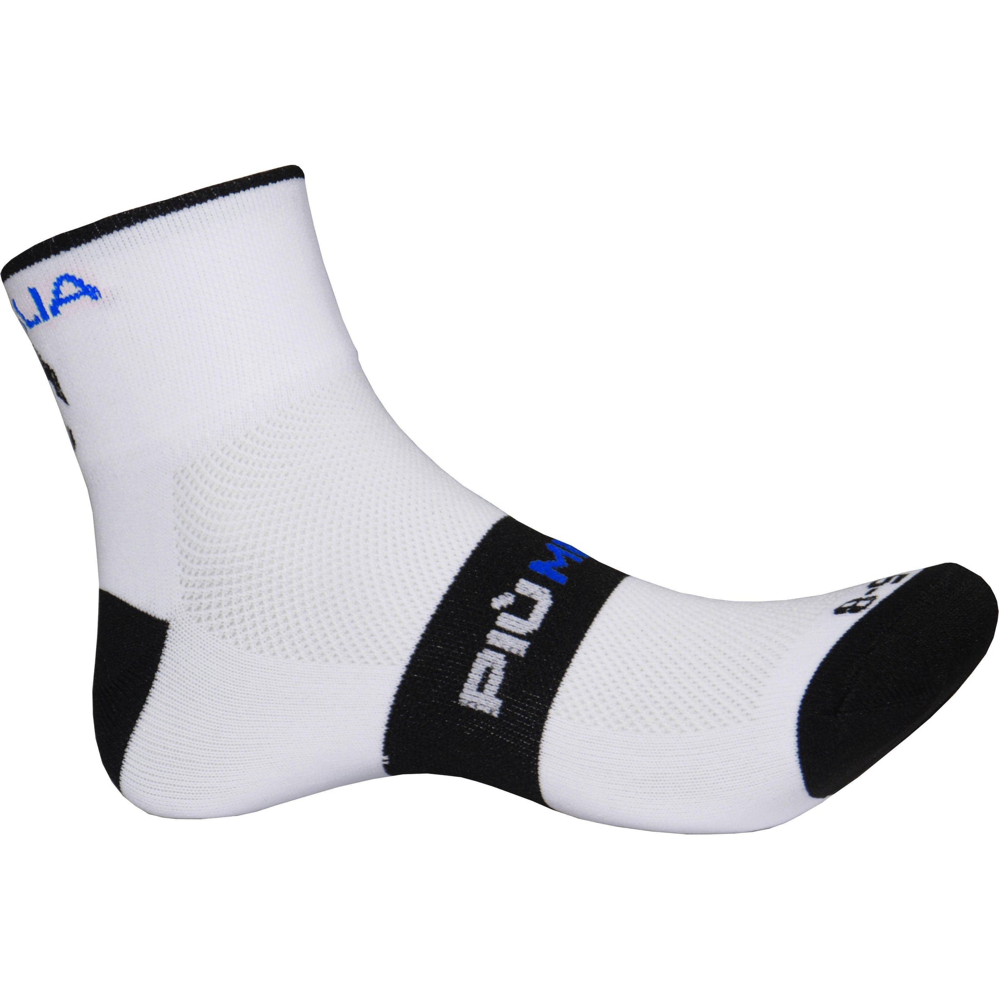 Piu Miglia Monza Cycling Socks - White 5055604342402 - Start Fitness