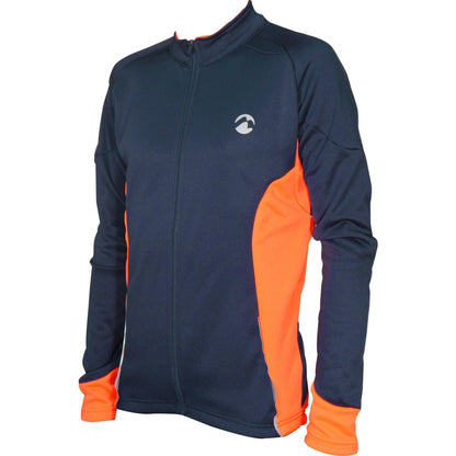 Piu Miglia Thermal Long Sleeve Junior Cycling Jersey - Blue - Start Fitness
