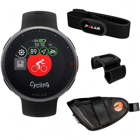 Polar Vantage V2 Multisport GPS HRM Cycling Bundle - Black 725882058306 - Start Fitness