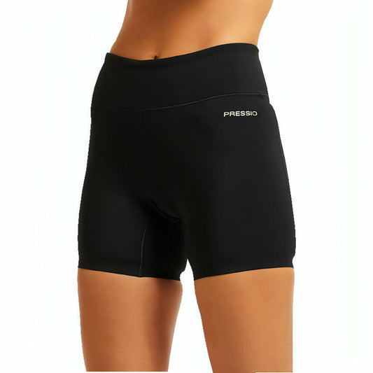 Pressio Bio 3 Inch Mid Rise Womens Short Running Tights - Black - Start Fitness