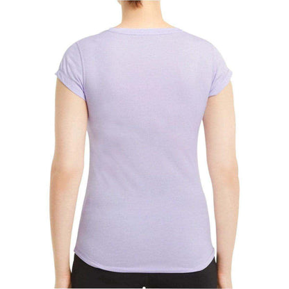 Puma Favourite Heather Cat Short Sleeve Womens Training Top - Purple - Start Fitness