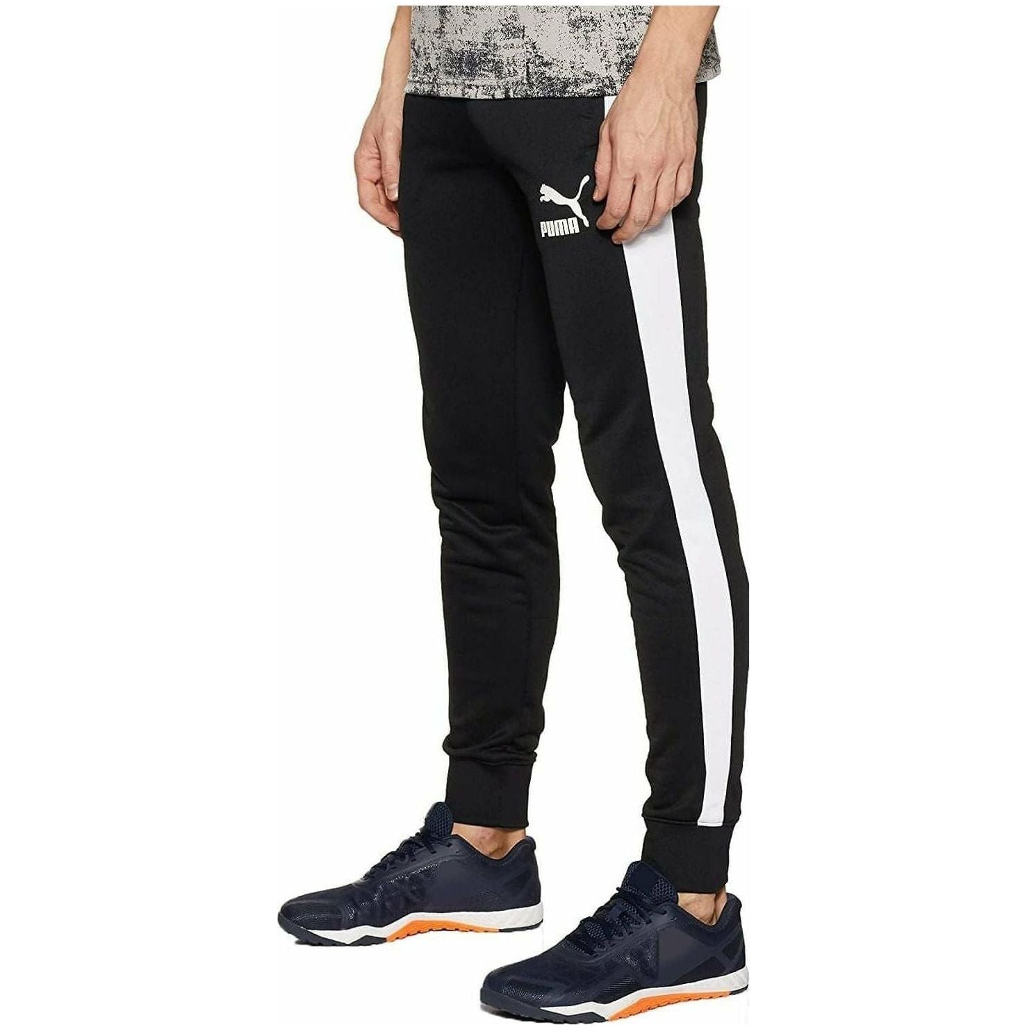 Puma Iconic T7 Knitted Mens Track Pants - Black