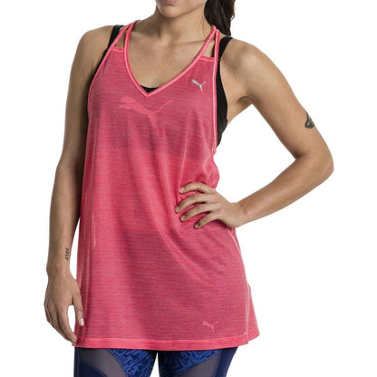 Puma Mesh It Up Womens Training Layer Vest Tank Top - Pink - Start Fitness