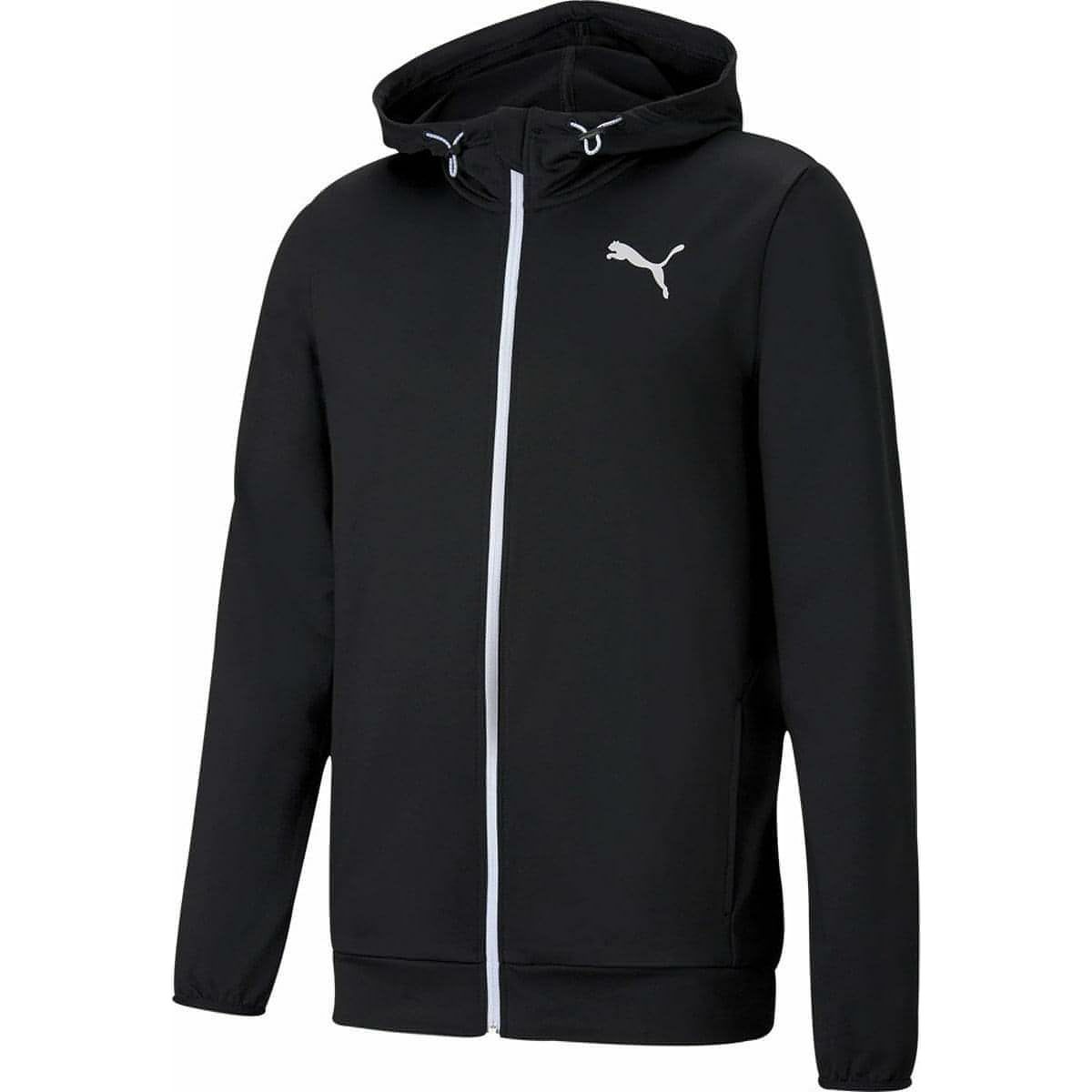 Puma RTG Full Zip Mens Training Hoody - Black - Start Fitness