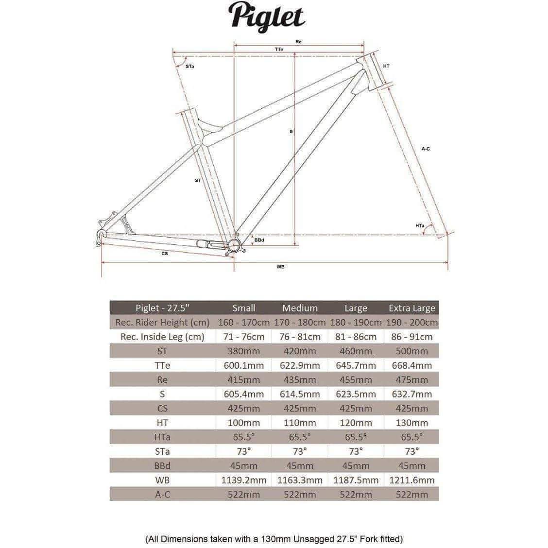 Ragley Piglet Mountain Bike Frame 2021 - Blue 5056389384700 - Start Fitness