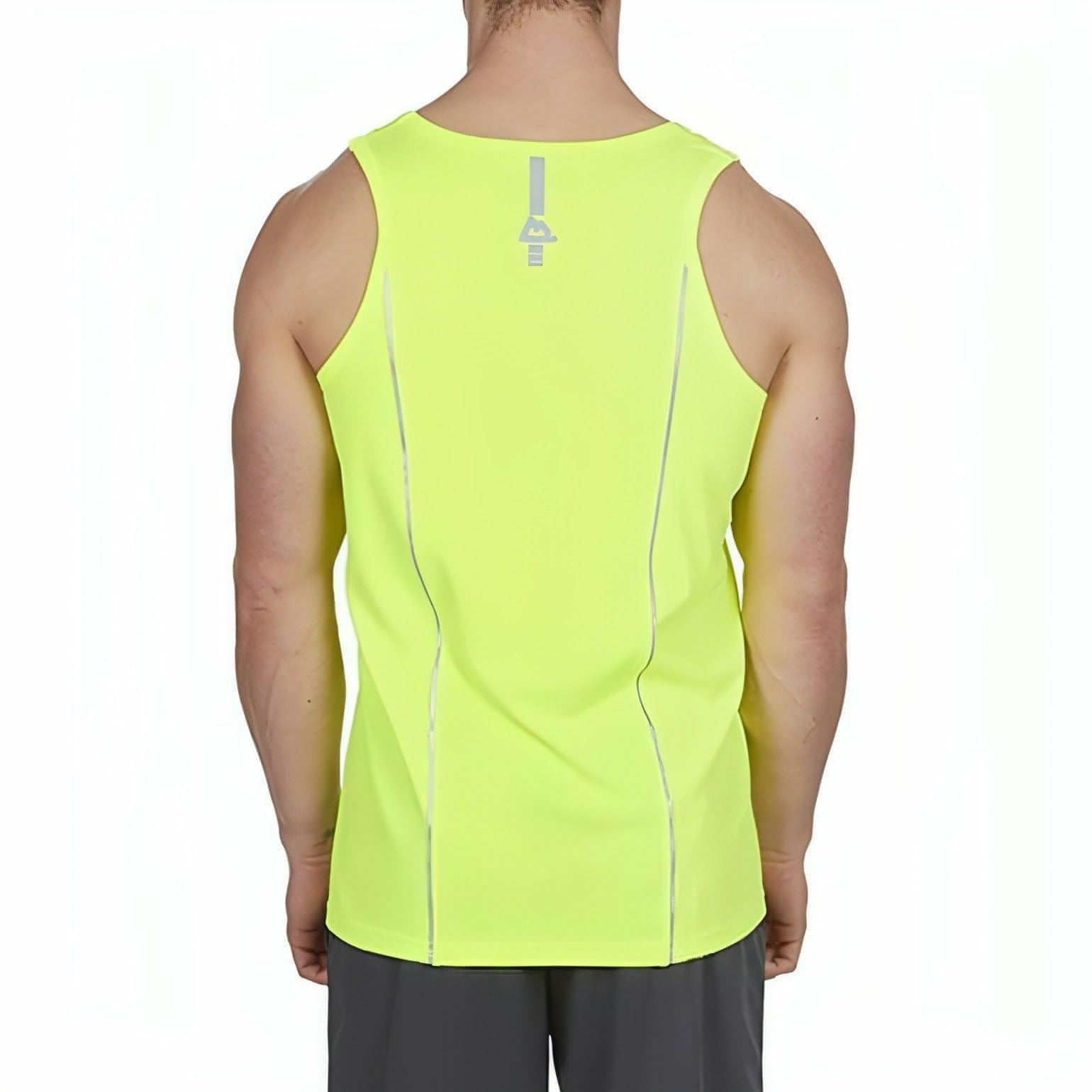 Red Tag Activewear Mens Running Vest - Yellow - Start Fitness
