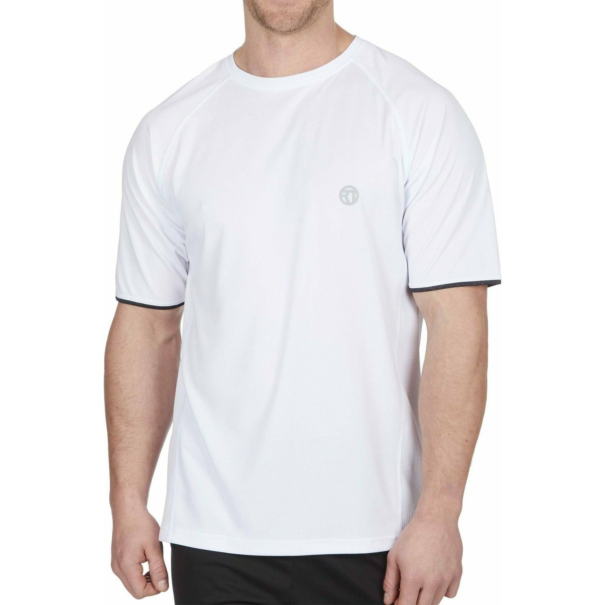 Red Tag Activewear Short Sleeve Mens Running Top - White – Start Fitness