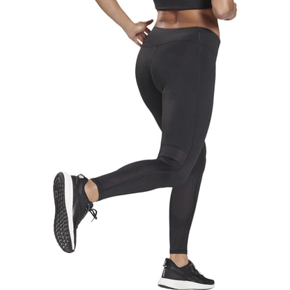 Reebok Essentials Womens Long Running Tights - Black - Start Fitness