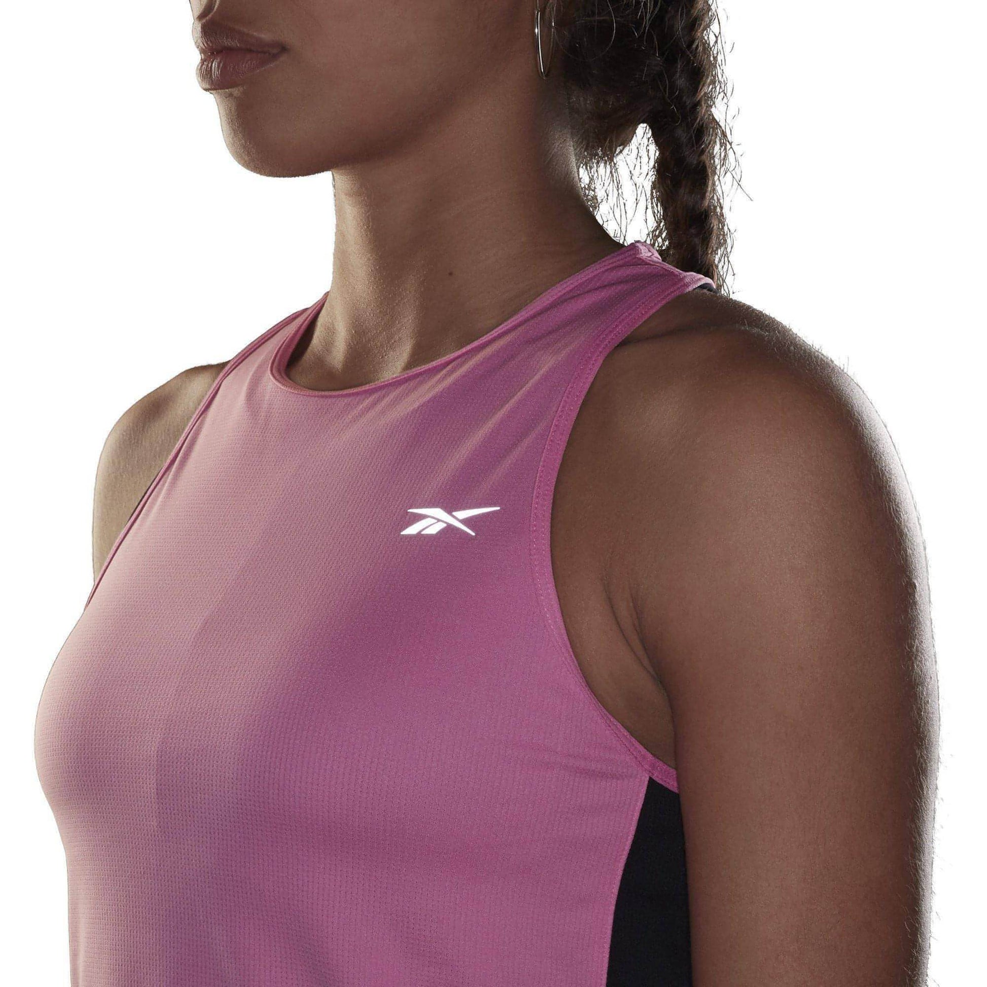 Reebok Essentials Womens Running Vest Tank Top - Pink - Start Fitness