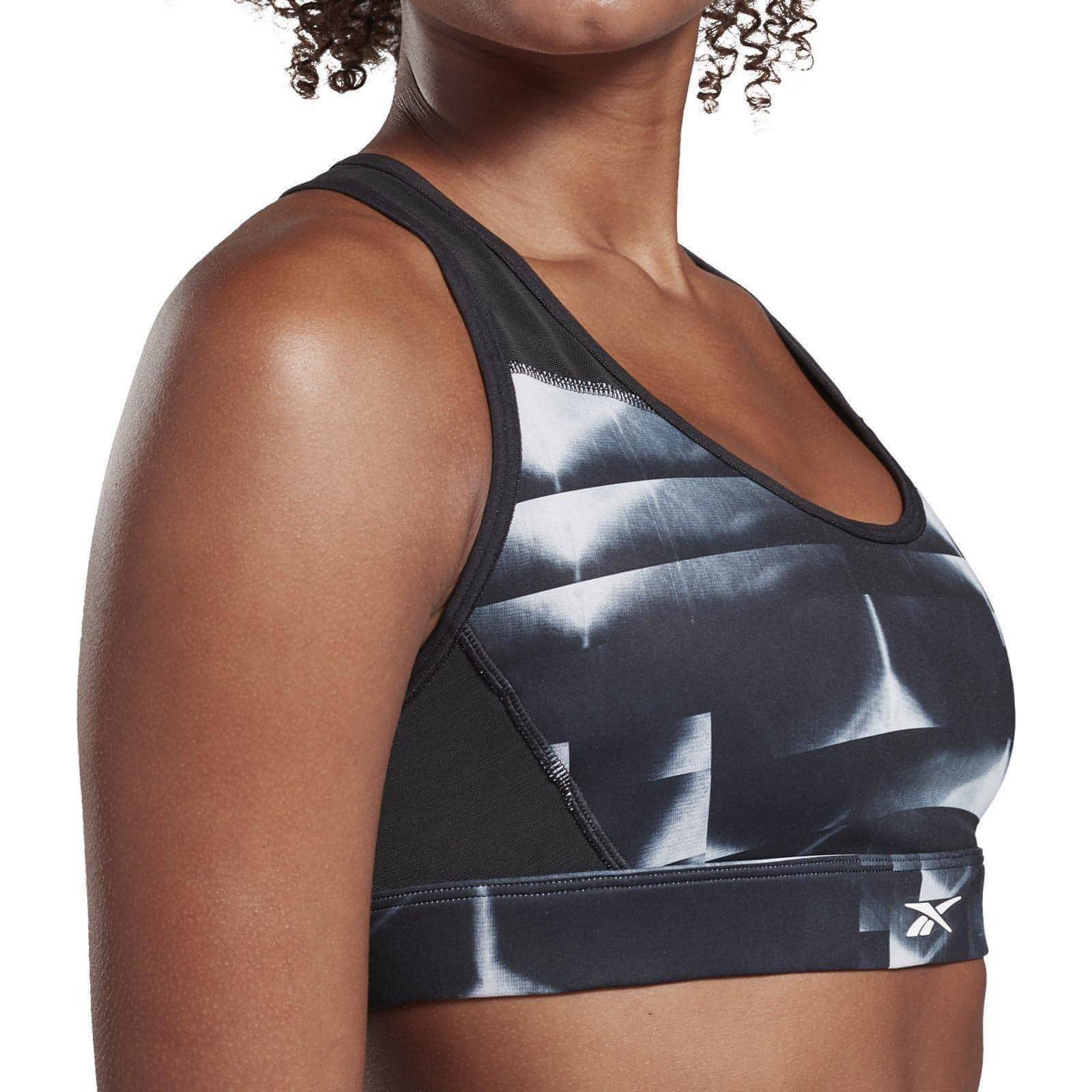 Reebok Hero Medium Impact Womens Sports Bra - Black – Start Fitness