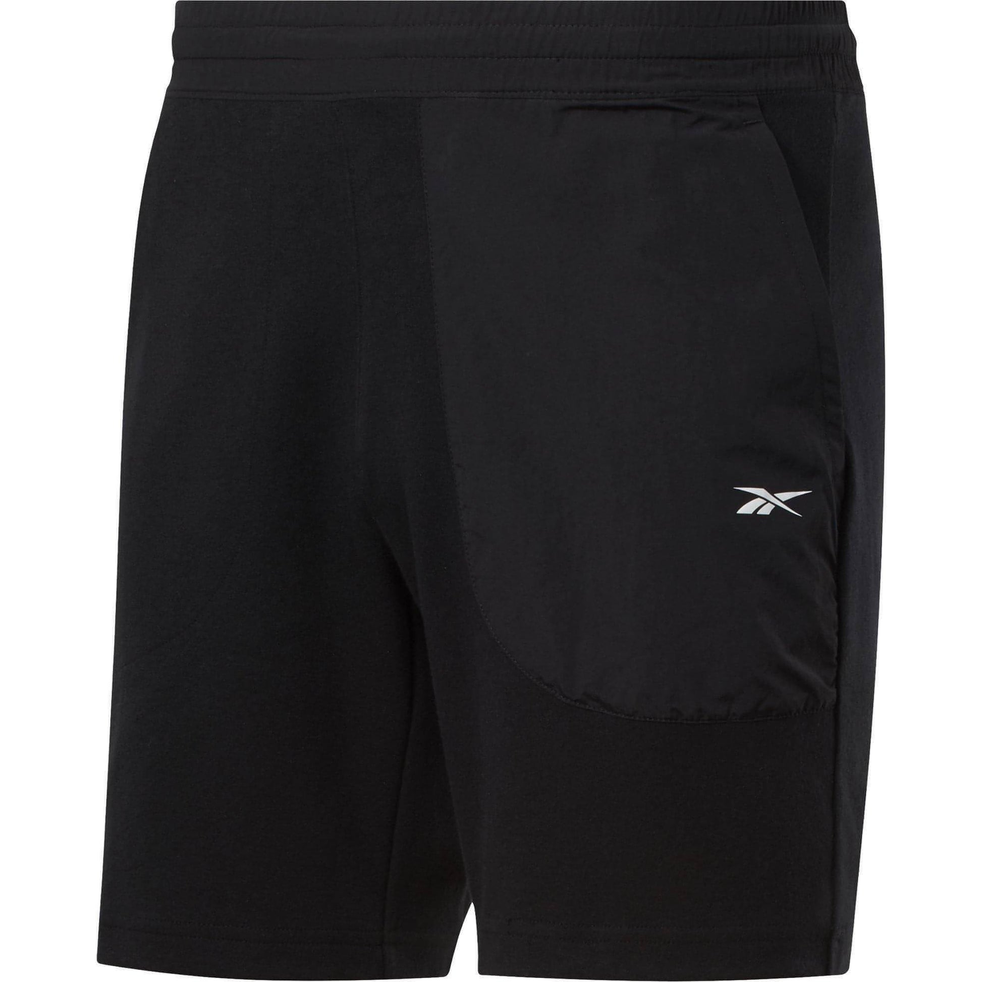 Reebok Knit Woven Mens Training Shorts - Black - Start Fitness