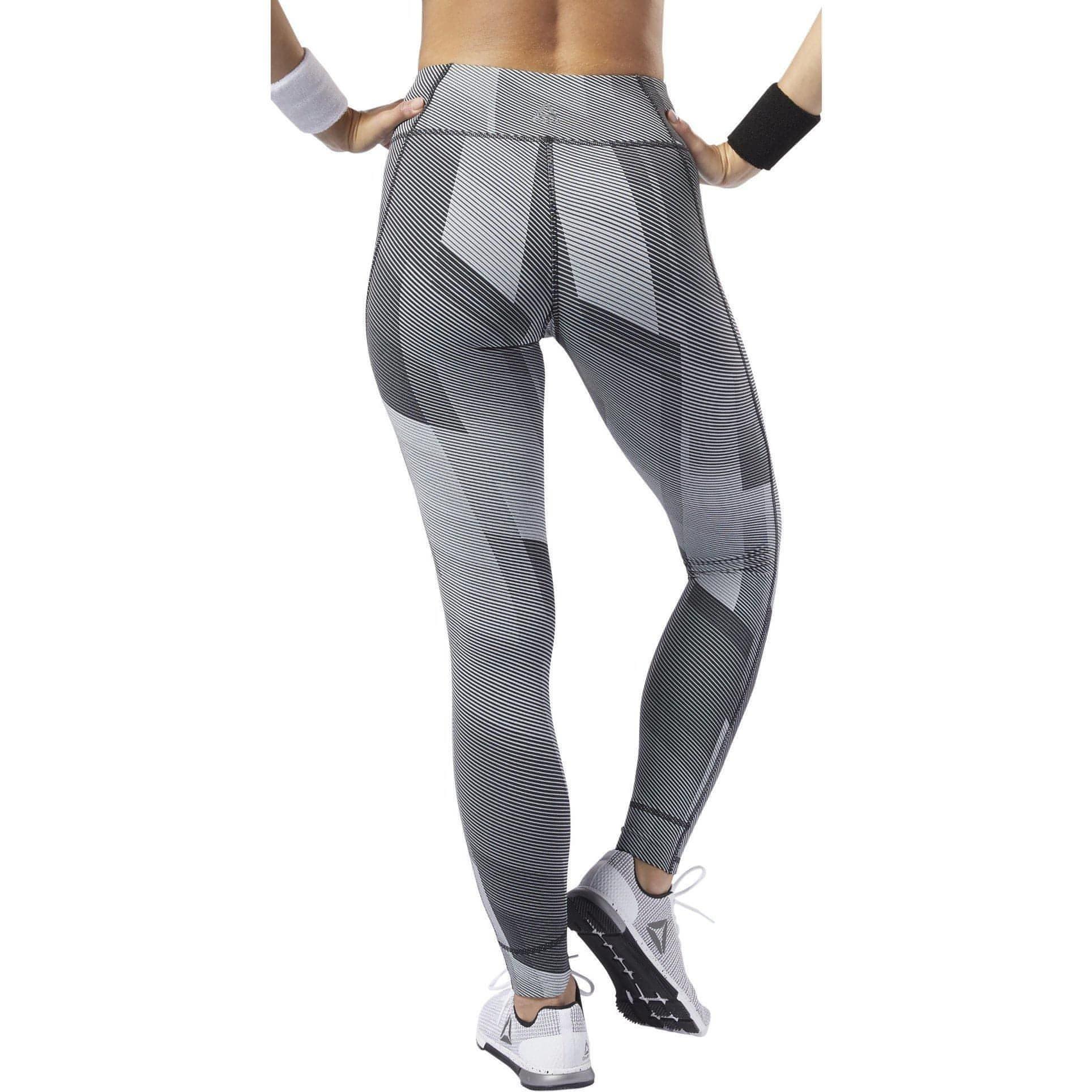 Reebok Lux 2.0 Womens Long Training Tights - Grey - Start Fitness