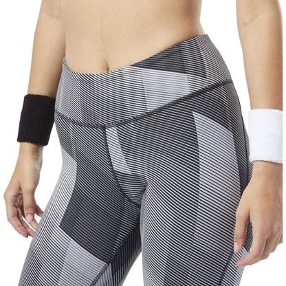Reebok Lux 2.0 Womens Long Training Tights - Grey - Start Fitness