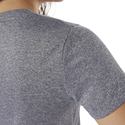 Reebok Reflective Graphic Short Sleeve Womens Running Top - Grey - Start Fitness