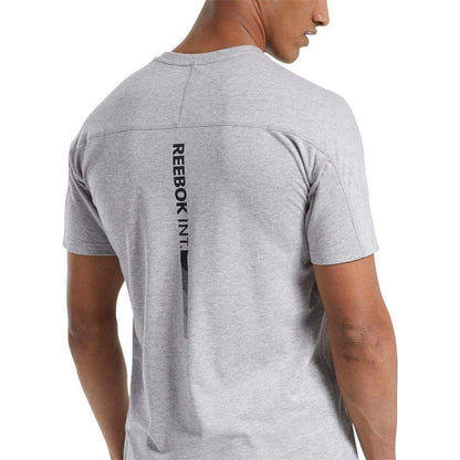Reebok Speedwick Graphic Move Short Sleeve Mens Training Top - Grey - Start Fitness