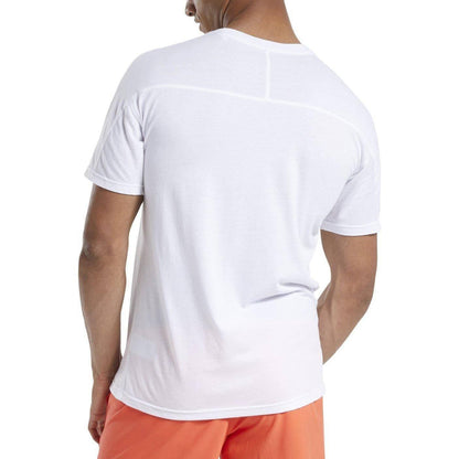 Reebok Speedwick Graphic Move Short Sleeve Mens Training Top - White - Start Fitness