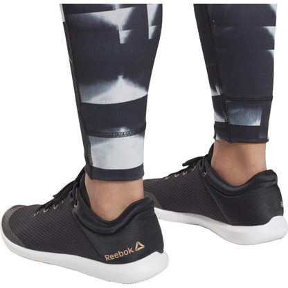 Reebok Sudio LUX Bold 2.0 High Rise Womens Long Training Tights - Black - Start Fitness
