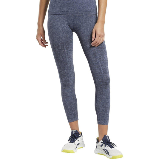 Reebok United By Fitness MYOKNIT Seamless Womens 7/8 Training Tights - Navy - Start Fitness