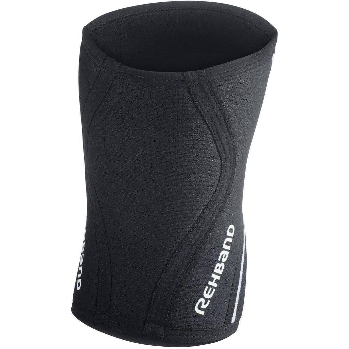 Rehband RX 7mm Knee Sleeve Support - Black - Start Fitness