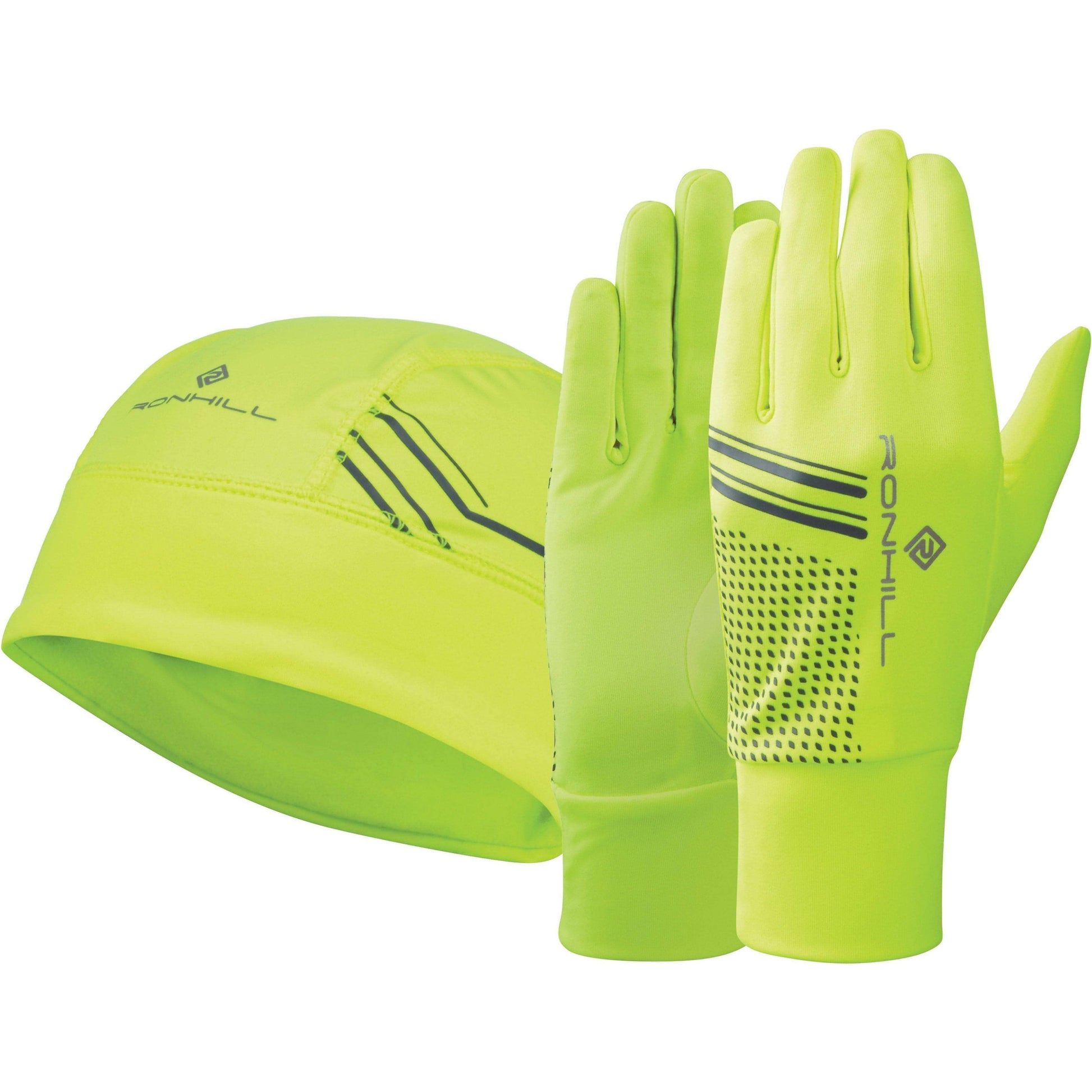 Ronhill Beanie And Glove Set - Yellow 5051508460051 - Start Fitness