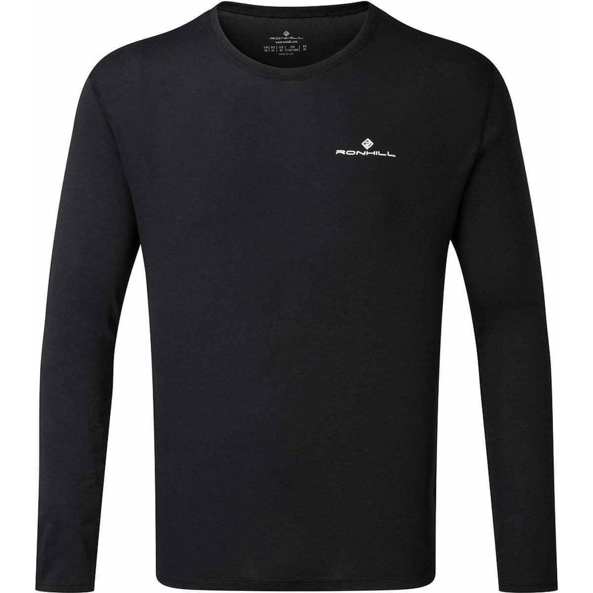 Ronhill Core Long Sleeve Mens Running Top - Black - Start Fitness