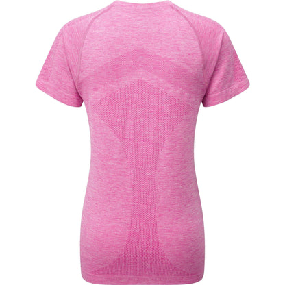 Ronhill Infinity Marathon Short Sleeve Womens Running Top - Pink - Start Fitness