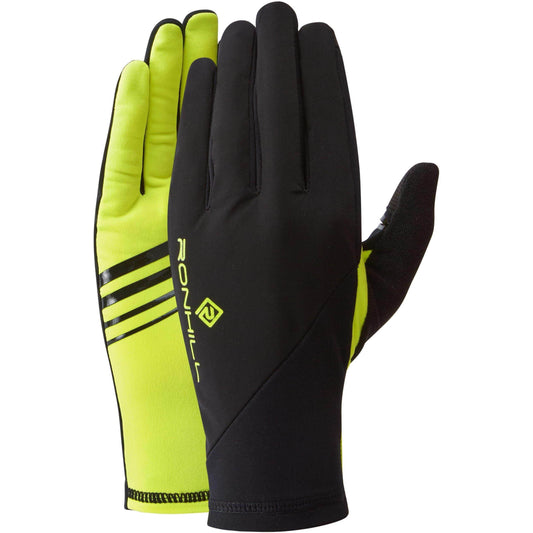 Ronhill Wind Block Running Gloves - Yellow 5051508506582 - Start Fitness