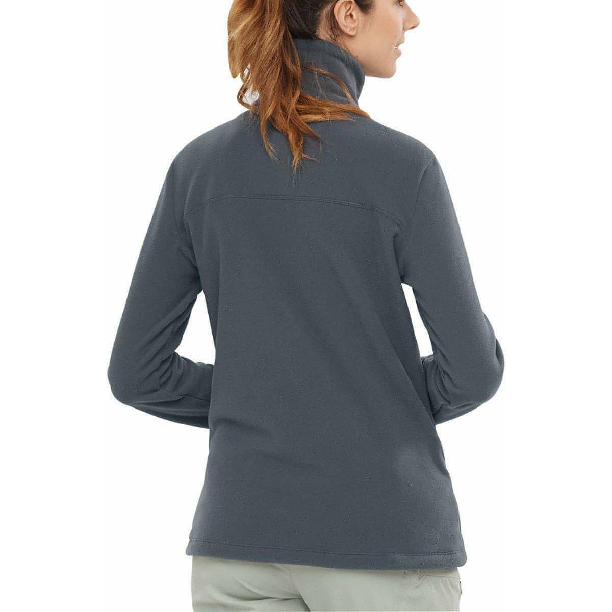 Salomon Essential Cozy Womens Fleece Jacket - Grey - Start Fitness