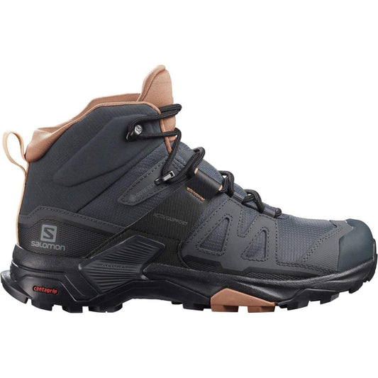 Salomon X Ultra 4 Mid GTX Womens Walking Shoes - Grey - Start Fitness