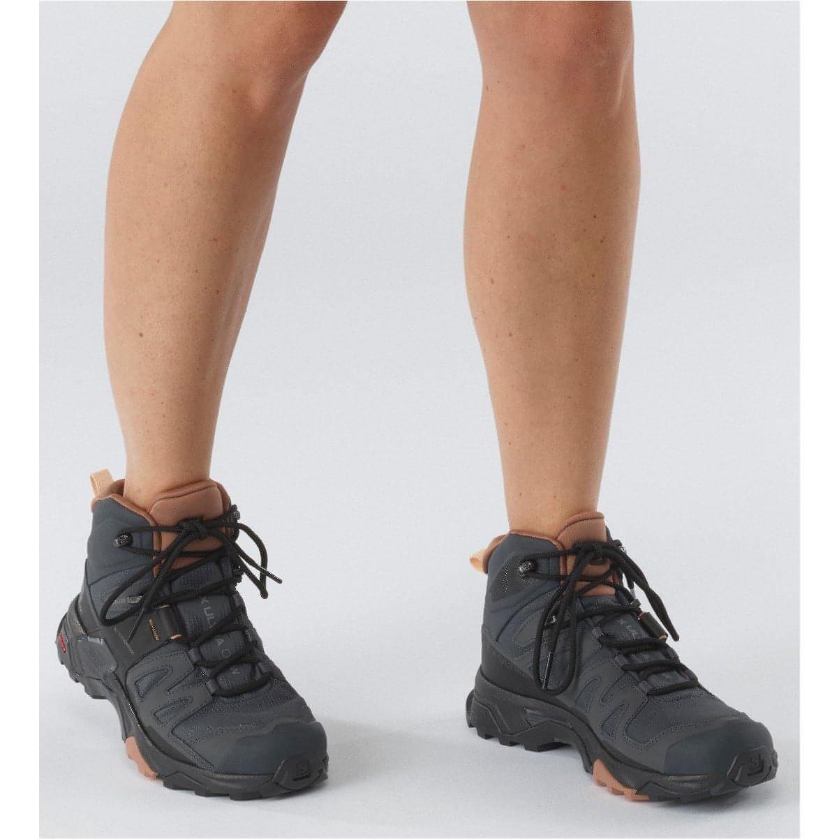 Salomon X Ultra 4 Mid GTX Womens Walking Shoes - Grey - Start Fitness