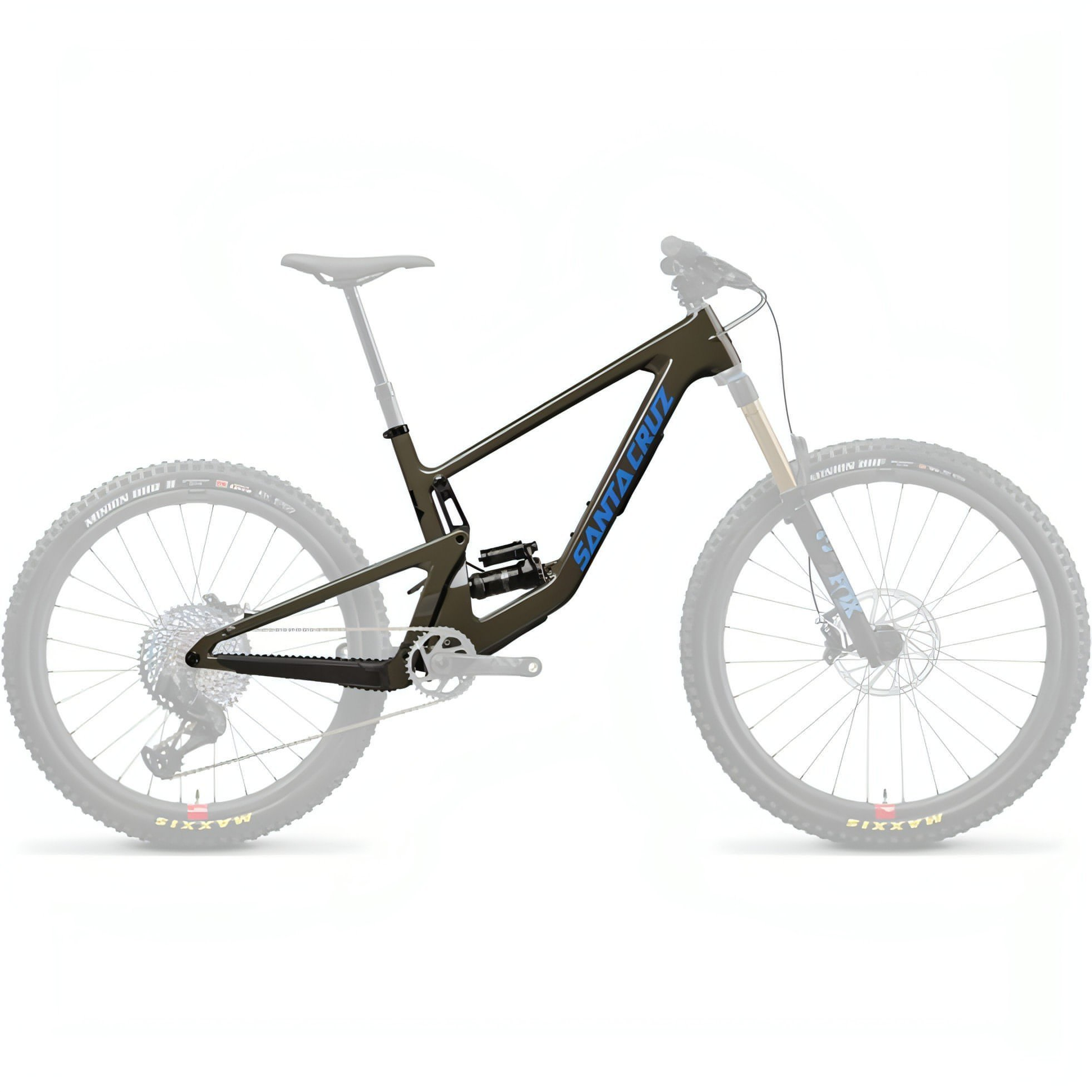 Santa Cruz Bronson 4 MX CC Carbon Mountain Bike Frame 2022 - Moss - Start Fitness