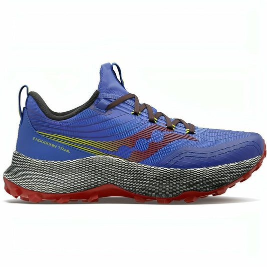 Saucony Endorphin Trail Mens Running Shoes - Blue - Start Fitness