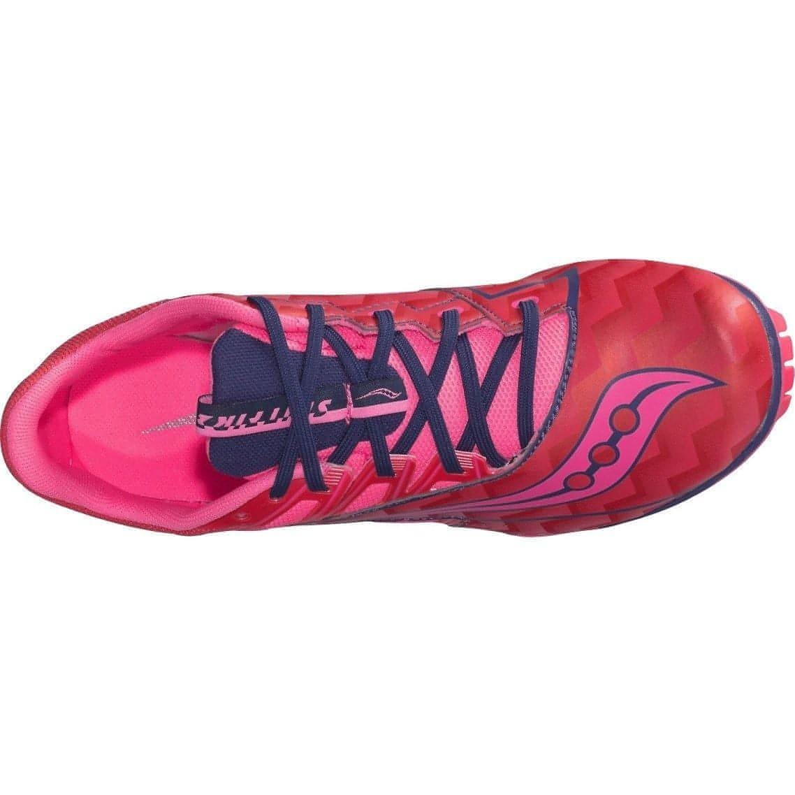 Saucony Spitfire Womens Sprint Running Spikes Pink – Start Fitness