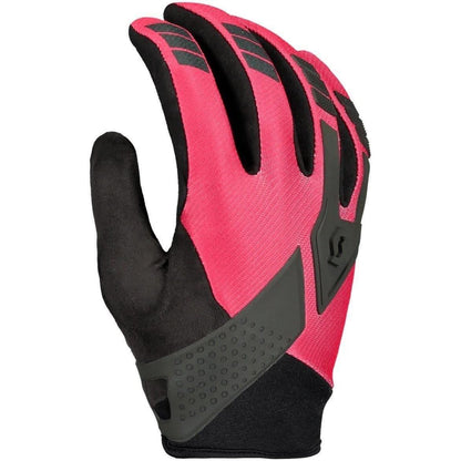 Scott Enduro Full Finger Cycling Gloves - Pink - Start Fitness