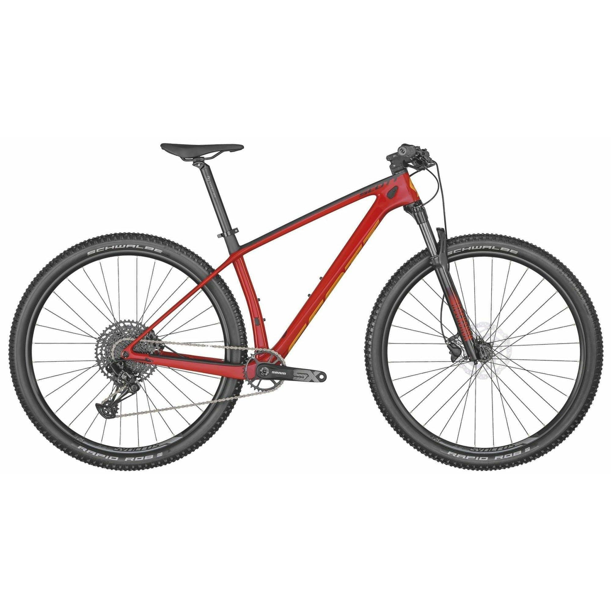Scott Scale 940 Carbon Mountain Bike 2022 - Red - Start Fitness