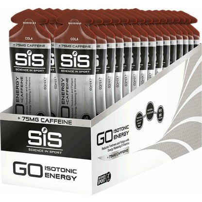 SiS Go Energy Gel Plus Caffeine 60ml (Box of 30) 50253243226637 - Start Fitness